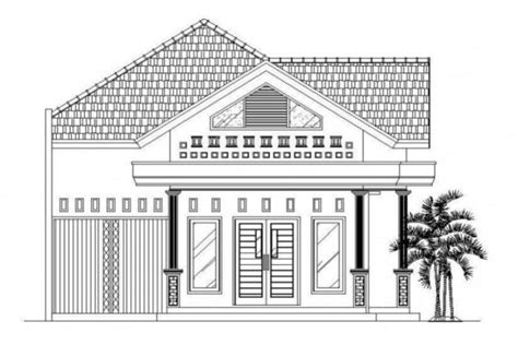 12 Sketsa Rumah Minimalis 1 dan 2 Lantai Terbaik, Bergaya Modern!