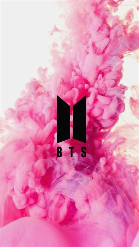 Bts pink logo Wallpapers Download | MobCup