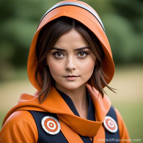 Jenna Coleman as Naruto Uzumaki Cosplay | Stable Diffusion Online