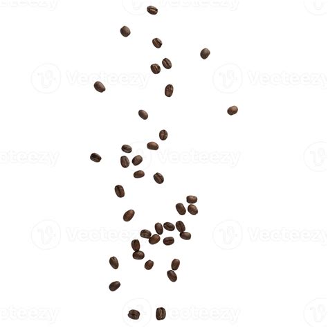 Falling coffee beans cutout, Png file 8534053 PNG