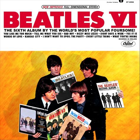 Beatles VI, (Album Design) | The beatles, Beatles album covers, Beatles albums