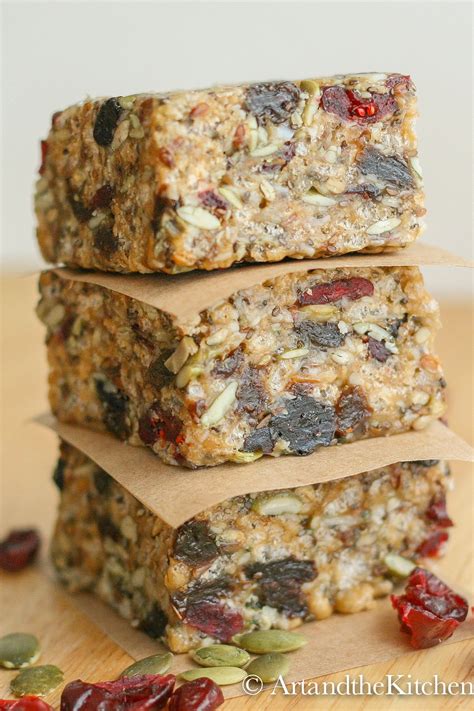 Fuel to Go Homemade Protein Bars - Art and the Kitchen