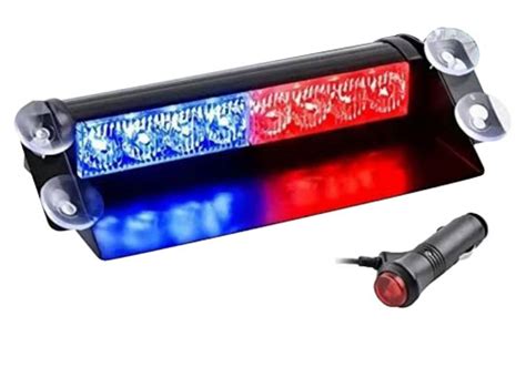 Police Light for Car Dashboard - Red & Blue - PakMotors.pk