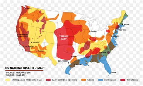 Disaster North America Natural Hazards, Map, Diagram, Plot HD PNG Download - FlyClipart