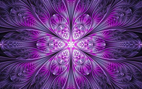 Purple Fractal Wallpapers - Top Free Purple Fractal Backgrounds - WallpaperAccess