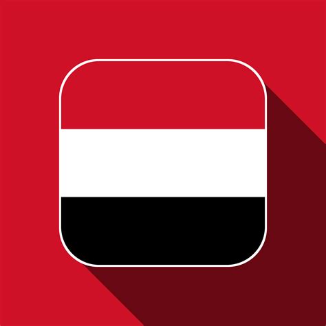 Yemen flag, official colors. Vector illustration. 11853031 Vector Art at Vecteezy