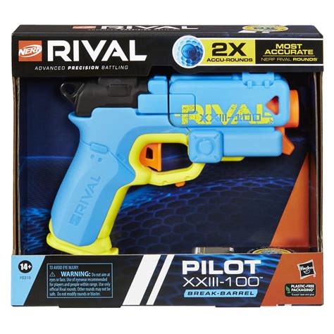 Buy NerfRival Pilot XXIII-100 Blaster, Break-Barrel Load, T-Bar Priming ...