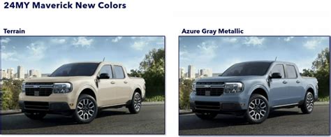 Colors Of 2024 Ford Maverick Truck - Fina Orelle