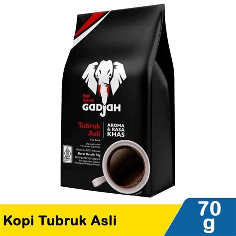 Gadjah Kopi Tubruk Asli 60G | Klik Indomaret