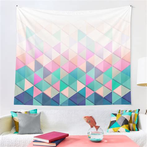 Geometric Tapestry by KukiCases | Tapestry, Wall tapestry, Tapestry design