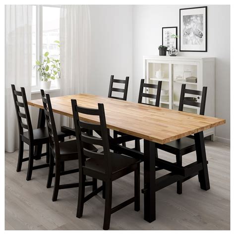 SKOGSTA Table, acacia 235x100 cm - IKEA | Ikea dining room, Ikea dining, Ikea dining table