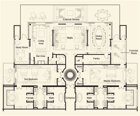 Mansion floor plan | Minecraft house plans, Mansion floor plan, House blueprints