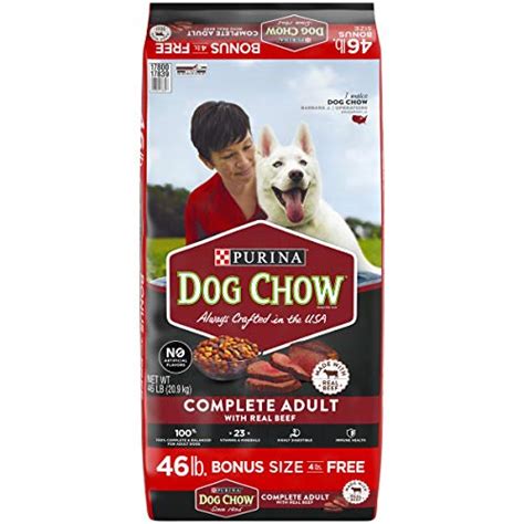 Purina Dog Chow Complete With Real Beef High Protein Adult Dry Dog Food ...