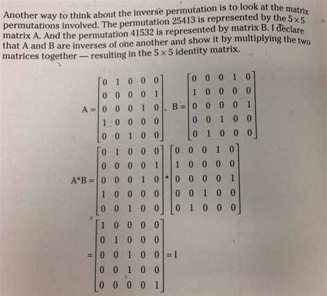 linear algebra - Finding the matrix of a permutation - Mathematics Stack Exchange