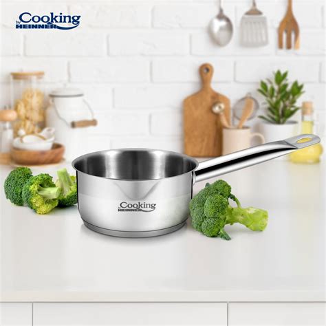 STAINLESS STEEL SAUCEPAN 12X6 CM, 0.6 L, MAESTRO - EU Supplies