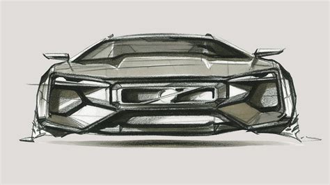 Car Drawings Front View