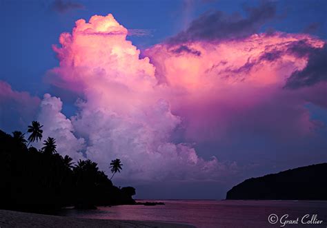 Western Samoa, Upolu Island, sunset