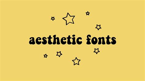 aesthetic fonts - YouTube