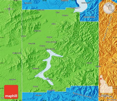 Political Map of Kootenai County