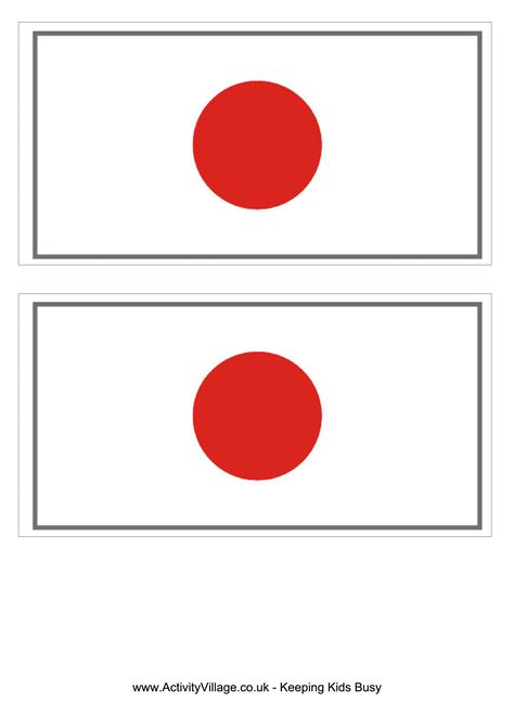 Japan Flag - Free Printable Japan Flag | Flag template, Japan flag, Japanese flag