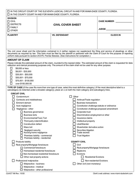 Miami County Indiana Court Forms - CountyForms.com