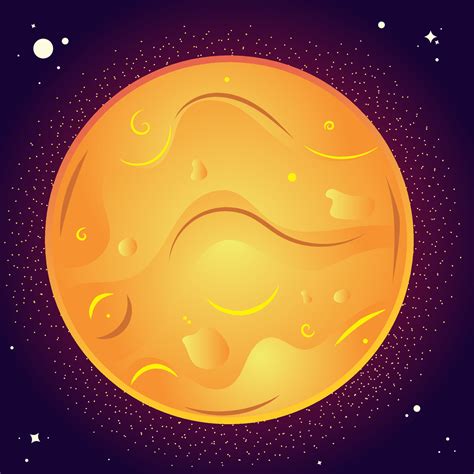 Isolated abstract plantet Cosmic star Vector illustration 26183826 Vector Art at Vecteezy