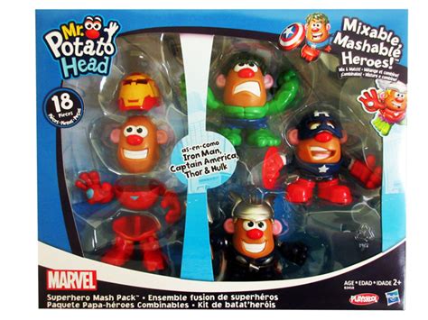 Mr. Potato Head Mixable Mashable Heroes 18 Pieces Marvel Superhero Mash Pack | www.toysonfire.ca