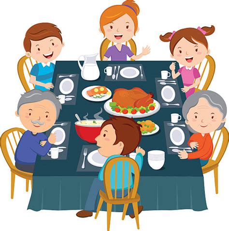 50+ Eat Dinner Clipart PNG - Alade