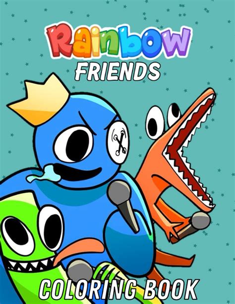 Rainbow Friends Coloring Book: Coloring Book With 60+ Page, Rainbow ...