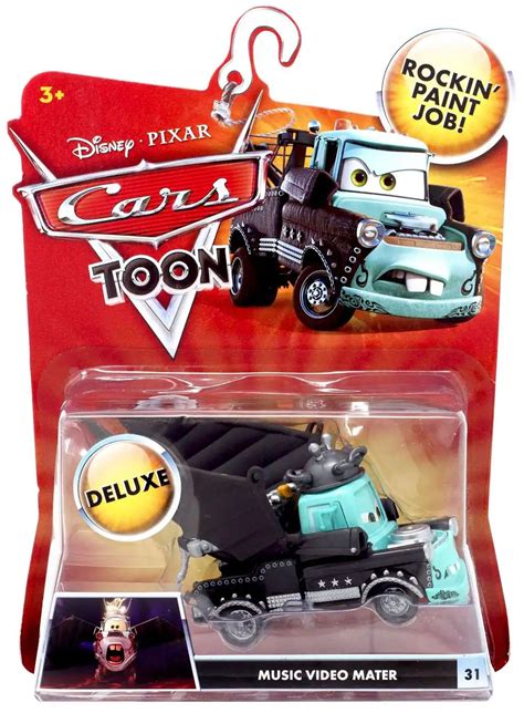 Disney Pixar Cars Cars Toon Deluxe Oversized Music Video Mater 155 ...