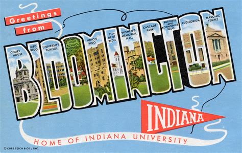 Greetings from Bloomington, Indiana, Home of Indiana Unive… | Flickr