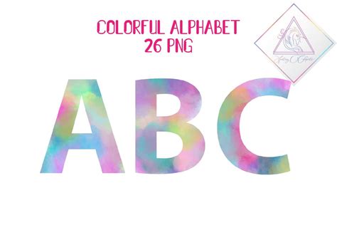 Colorful alphabet clipart | Graphic Objects ~ Creative Market