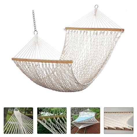 See Rope Hammocks That You Can Put On Your Patio or Deck! Rope hammocks along with a hammock ...