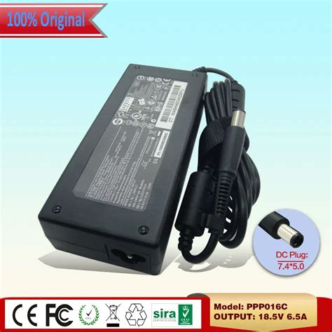 Aliexpress.com : Buy Original 18.5V 6.5A 120W 7.4*5.0mm AC Adapter ...