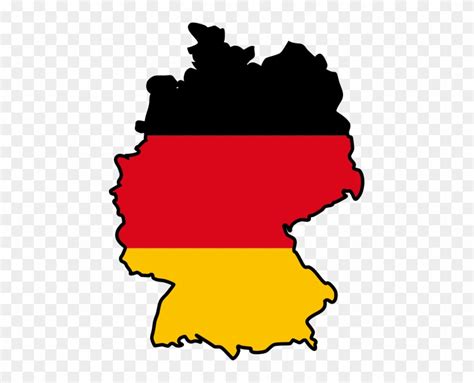 German Flag Map - Germany Map Png - Free Transparent PNG Clipart Images Download