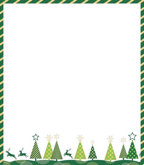 Christmas Paper Border Templates | Free christmas flyer templates, Christmas border, Free ...