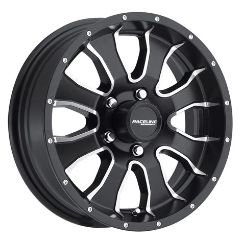 15 x 6 Mamba 860 Matte Black Aluminum Trailer Wheel 5 on 5 Lug 860M-56050