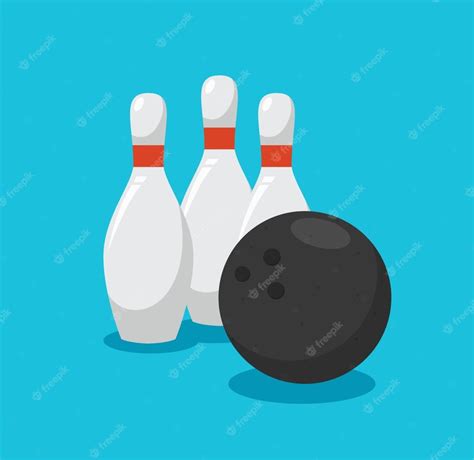 Premium Vector | Bowling strike isolated vector illustration