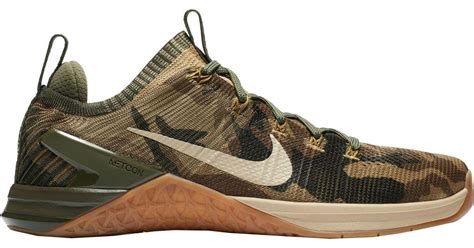 Nike Rubber Metcon Dsx Flyknit 2 Camo Training Shoes in Green/Camo ...