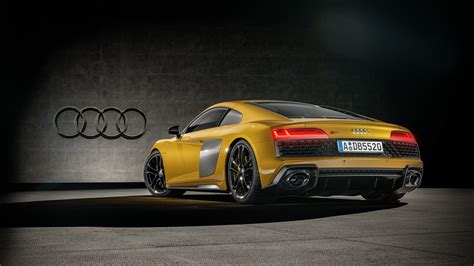 3840x2160 Audi R8 Yellow 2020 4K ,HD 4k Wallpapers,Images,Backgrounds,Photos and Pictures