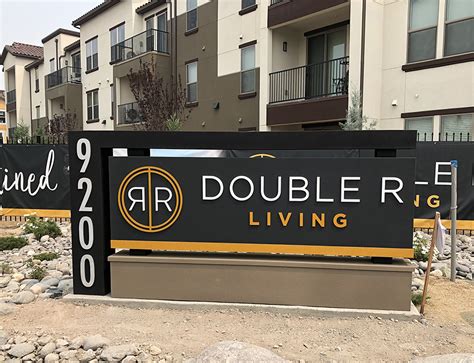 Double R Apt. // Reno, Nevada // Sign Program Design & Install