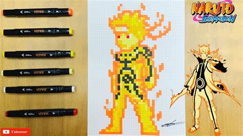 Tuto Dessin Pixel Art Naruto Mode Bijuu How To Draw Naruto Bijuu Pixel Art Pixelartnaruto ...