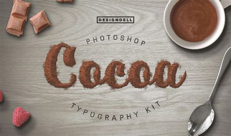 Food Typography Photoshop Effects - Deliciously quick photoshop actions!