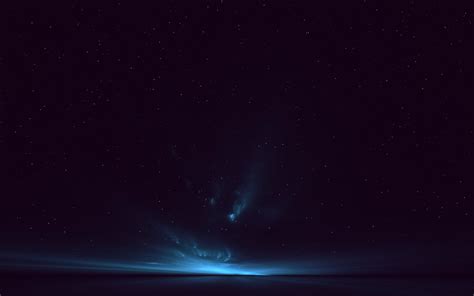 blue sky phenomenon digital wallpaper, dark sky with white light flares #space #clouds #aurorae ...