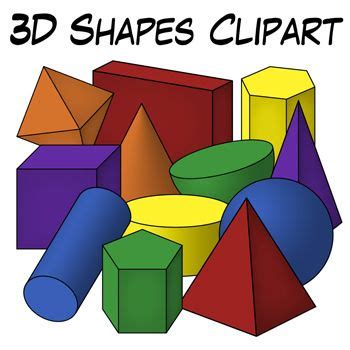 3D Shape Clipart | Download High-Quality Images of 3D Shapes