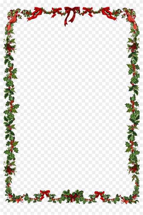 christmas border Christmas frame clipart word document border free png – Clipartix