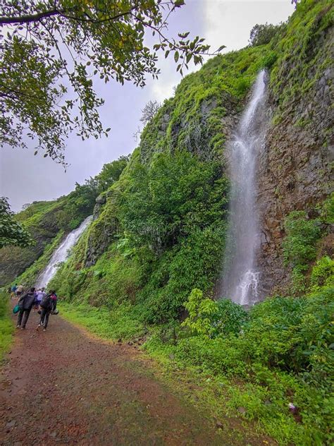 Waterfalls of Maharashtra editorial stock photo. Image of forest - 254796533