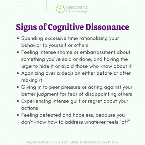 What is Cognitive Dissonance?