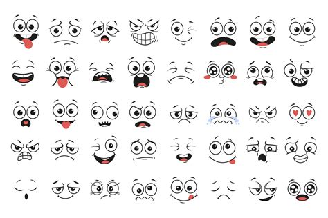 Cartoon Mouth Expressions