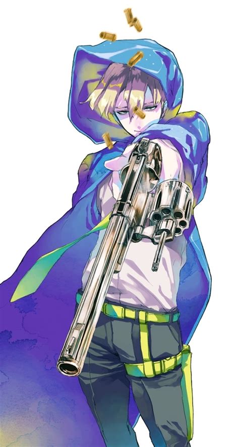 anime, boy, male, gun, bullets - image #464837 on Favim.com